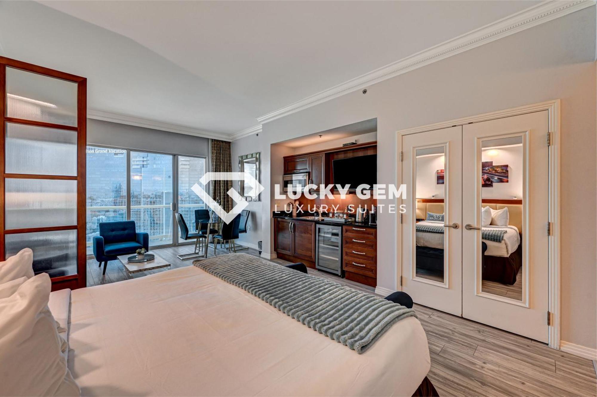 Lucky Gem Penthouse & Luxury Suites At Signature Resort, Balcony Strip View 3505 Las Vegas Exterior foto